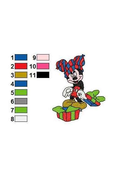 motif Mickey cadeau (seul)